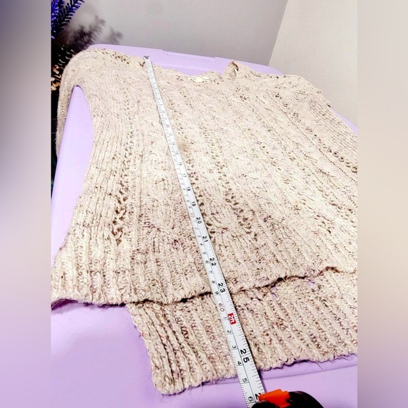 Pink Rose Loose Knit Sweater Small - Picture 13 of 14